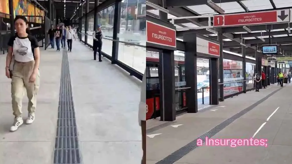 Después de 18 años, se cambió de plataforma la estación Indios Verdes del MB.