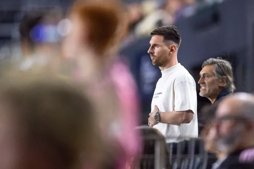 Messi no jugó en la Ida