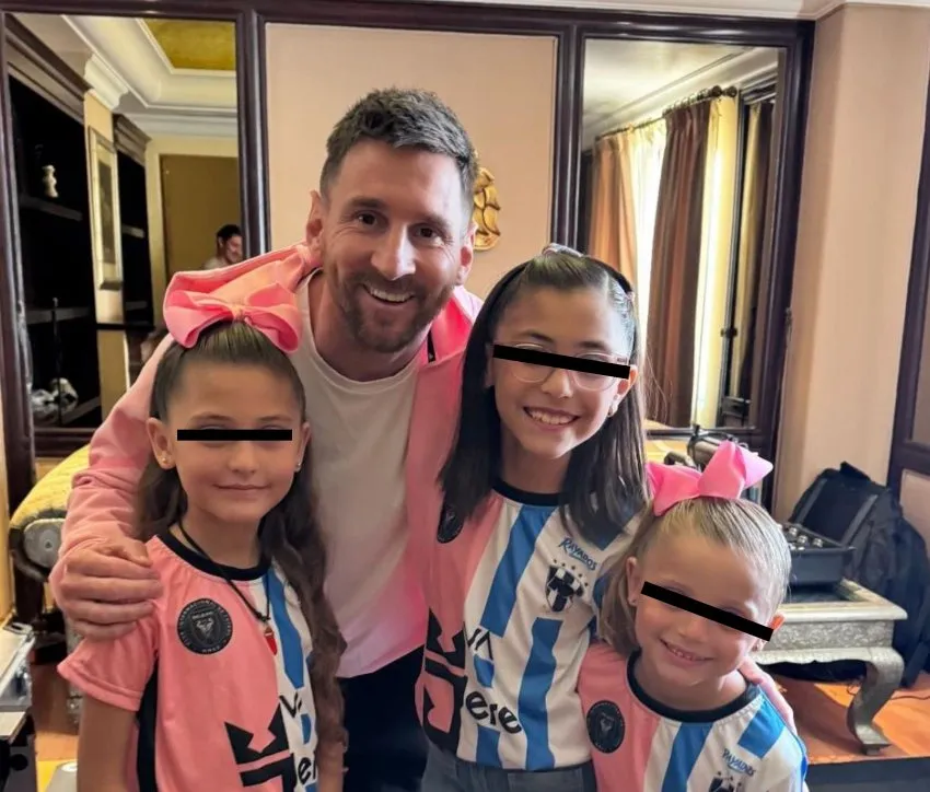 El argentino con las hijas de Neri