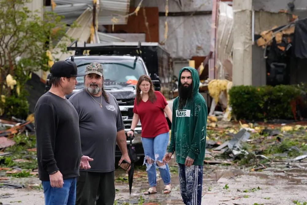Familias quedaron con sus hogares dañados.