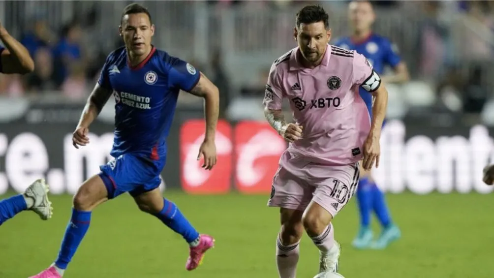 Messi ante Cruz Azul en League Cup