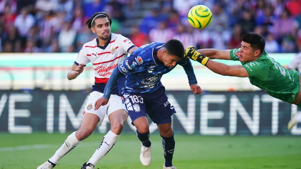 Momento del autogol de Pachuca