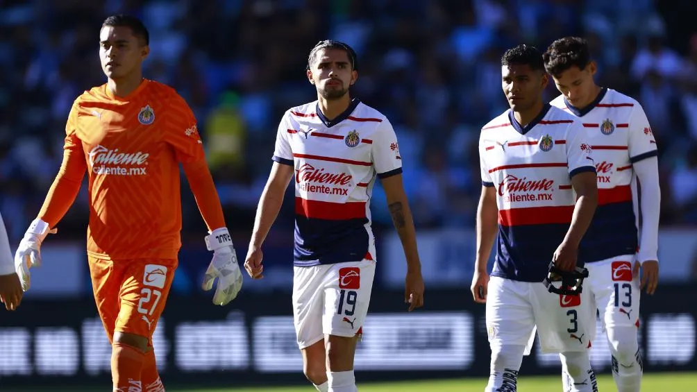 Marín en el partido donde Chivas venció a Pachuca