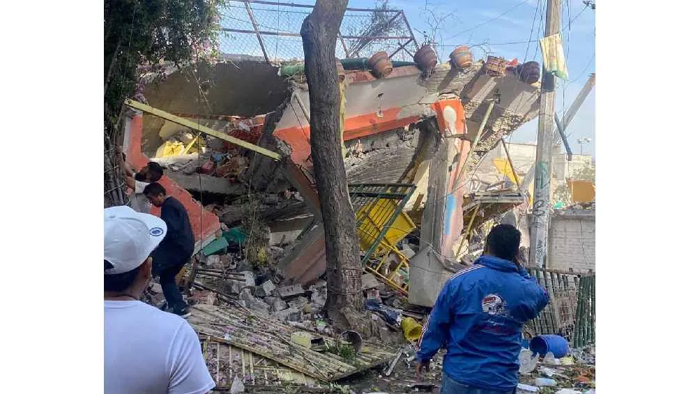 La explosión se dio por acumulación de gas en un cilindro.