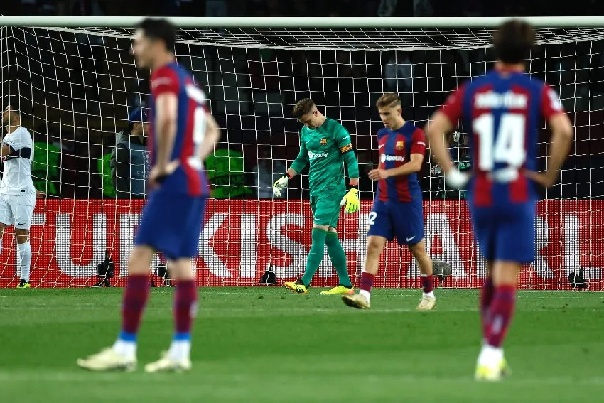 Barcelona tras caer ante PSG en Champions