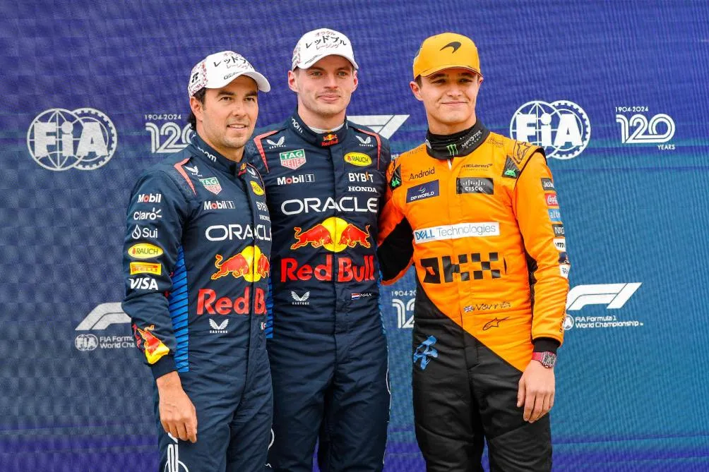 Checo Pérez en el Gran Premio de Japón