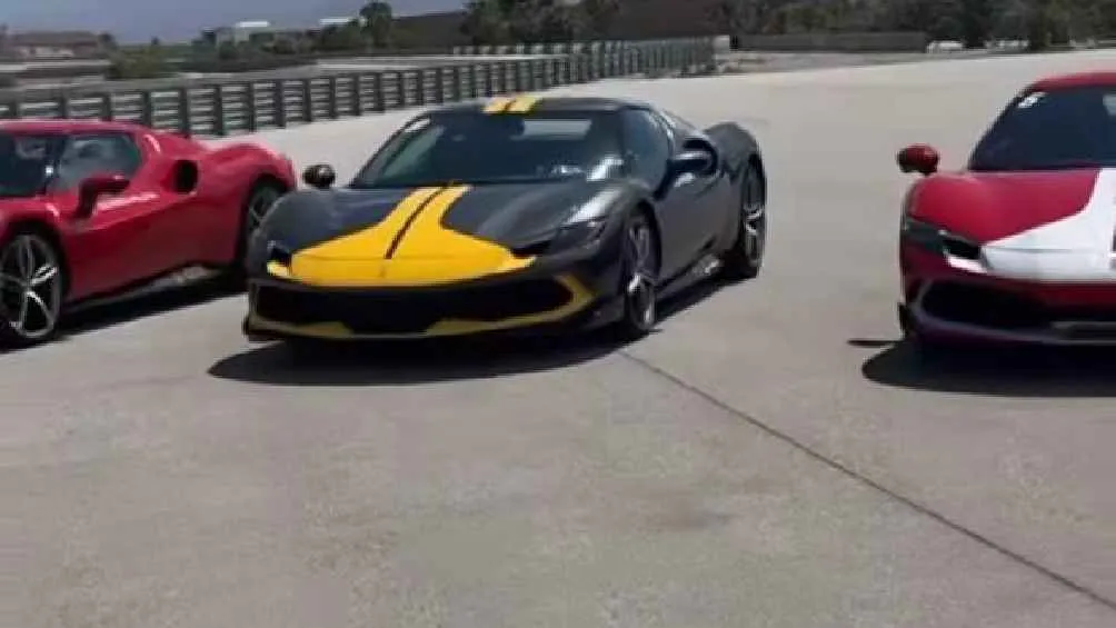 Corrieron en coches deportivos