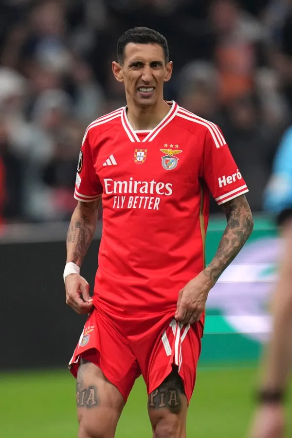 Ángel Di María falló el penalti