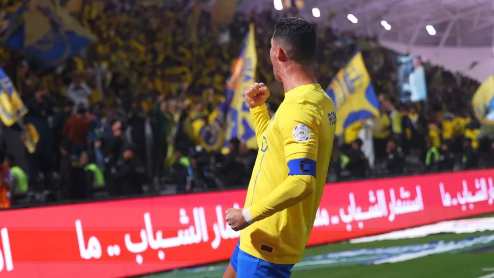 Ronaldo actualmente juega para el Al-Nassr