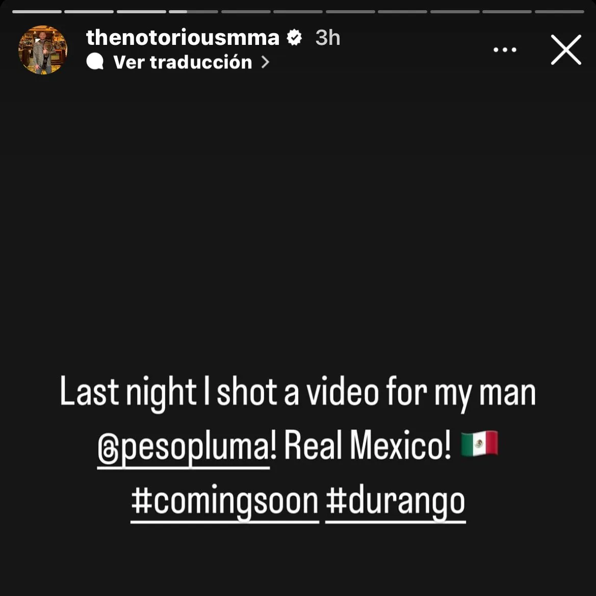 Grabó video con Peso Pluma