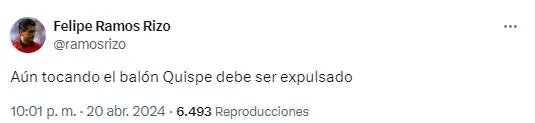 Así fue la crítica de Ramos Rizo