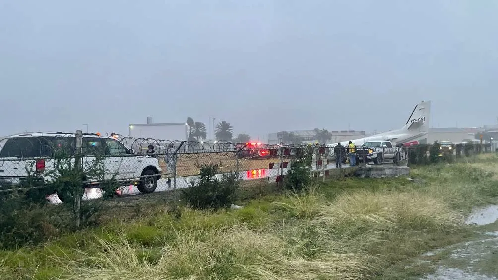 El vuelo provenía de la ciudad de Toluca.