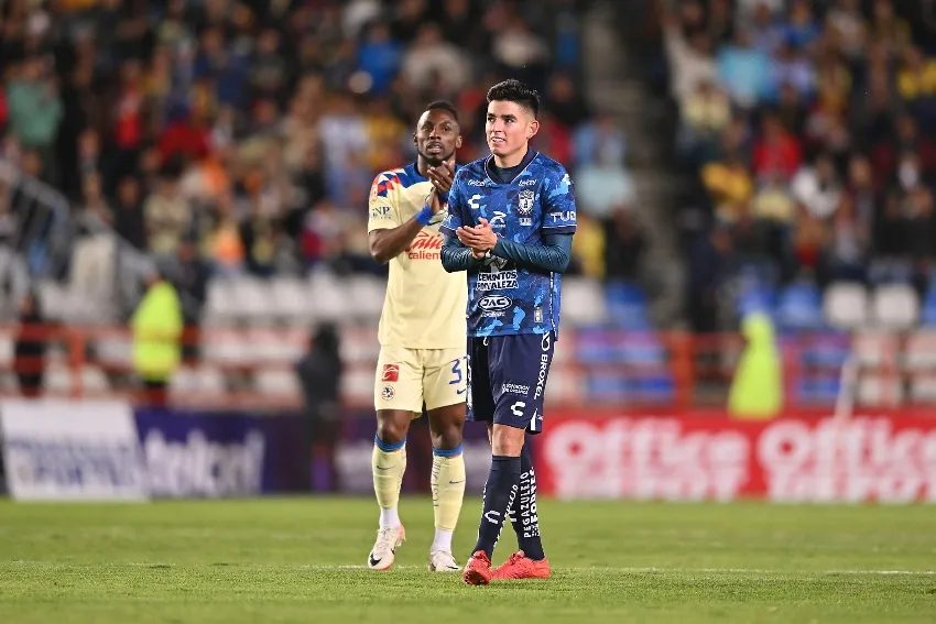 América ante Pachuca de la Fase Regular del Clausura 2024 de la Liga MX