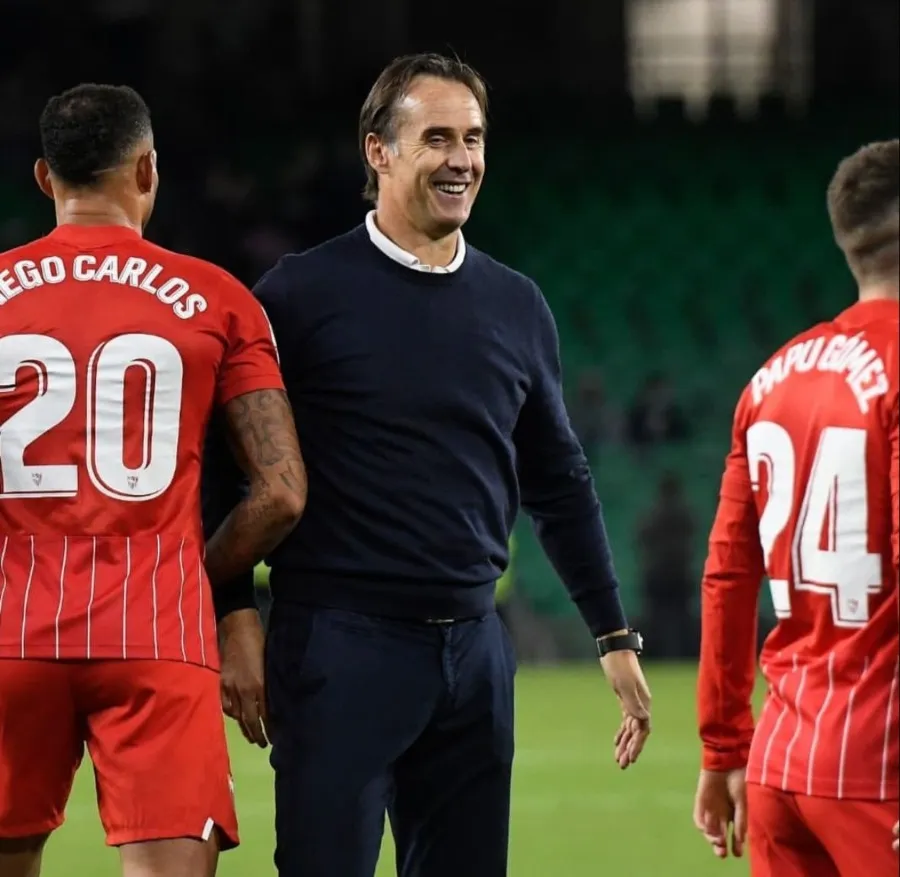 Julen Lopetegui con Sevilla