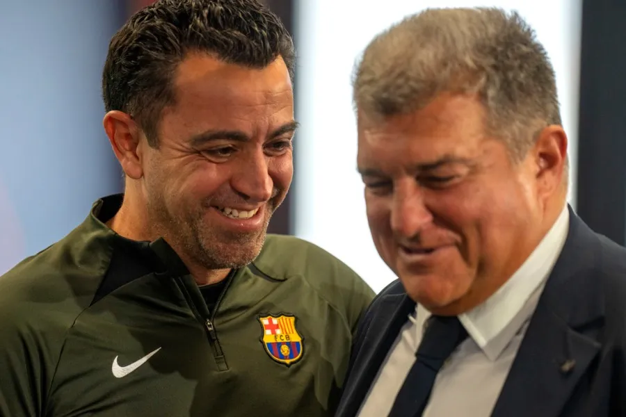 Joan Laporta anunció continuidad de Xavi