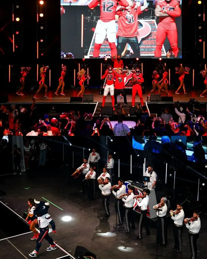 Presentación de jerseys de Texans