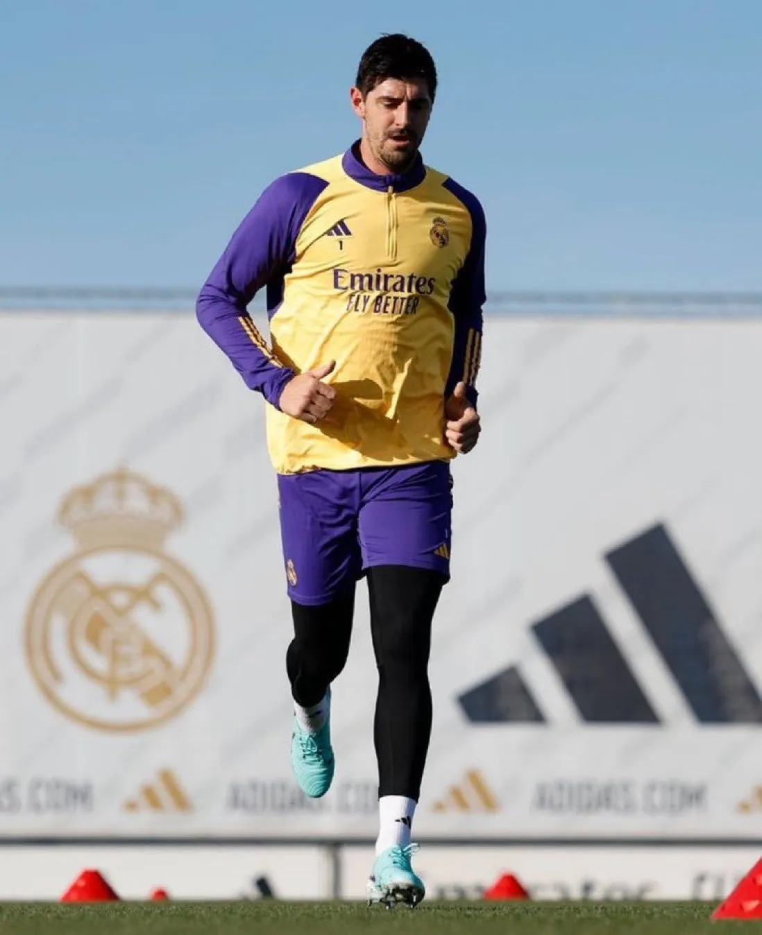 Thibaut Courtois vuelve a los entrenamientos del primer equipo