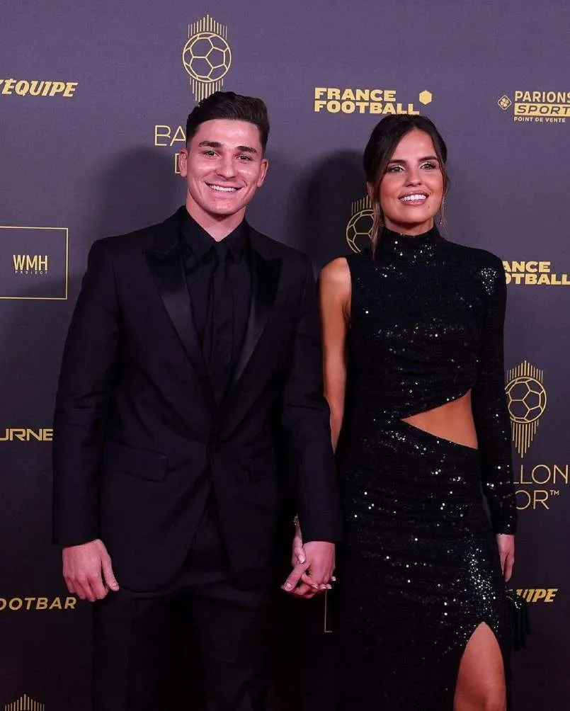 Emilia y Julián en la gala del Ballon D'Or