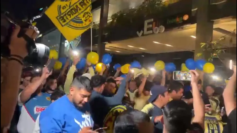 Apoyaron al equipo desde el hotel