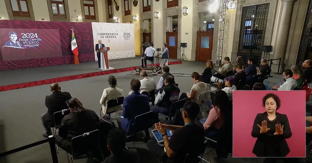 FB: @lopezobrador.org.mx El mandatario adelantó que los beneficios son para el sur del país.