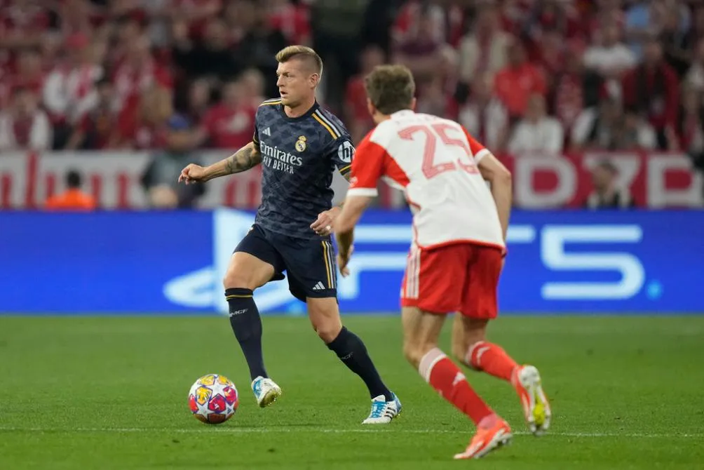 Kroos en el partido en el Allianz Arena
