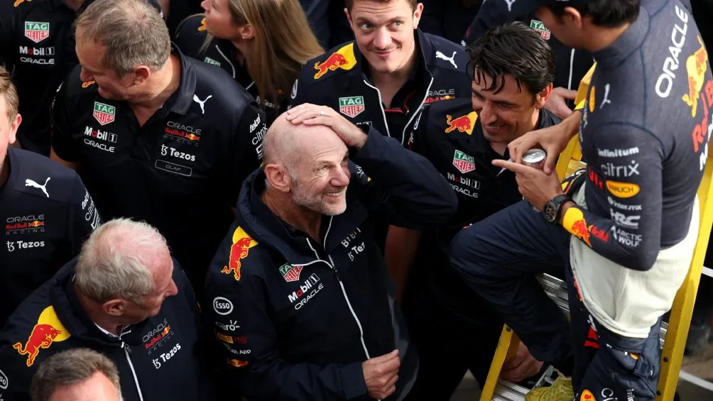 Newey y Checo en el Gran Premio de Emilia-Romagna