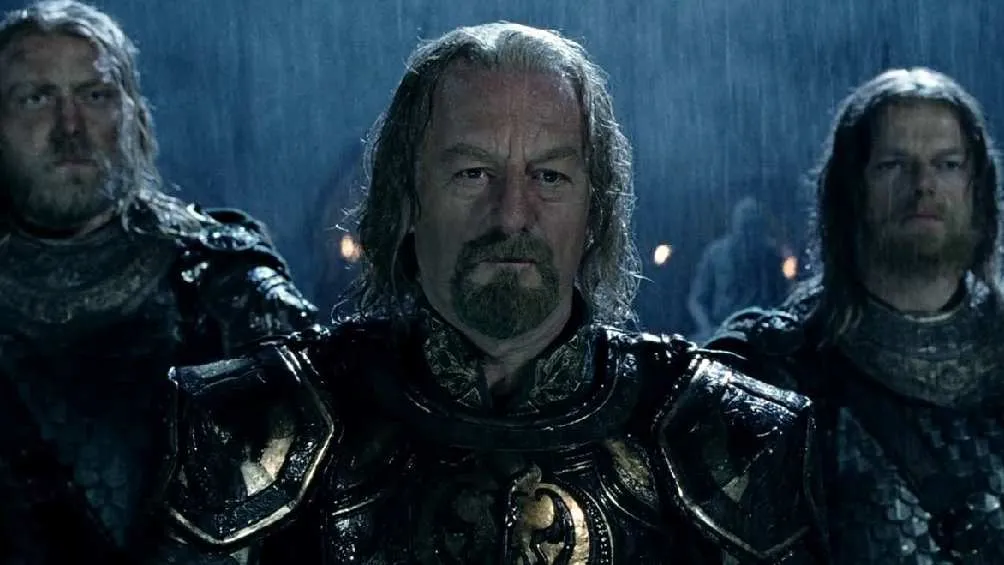 En el Señor de los Anillos, Hill interpretó al rey Théoden