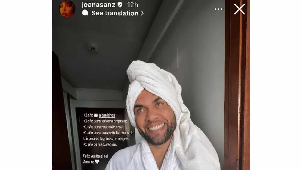 Compartió una felicitación