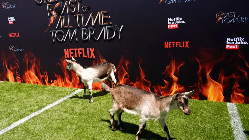 Escenografía del roast de Tom Brady