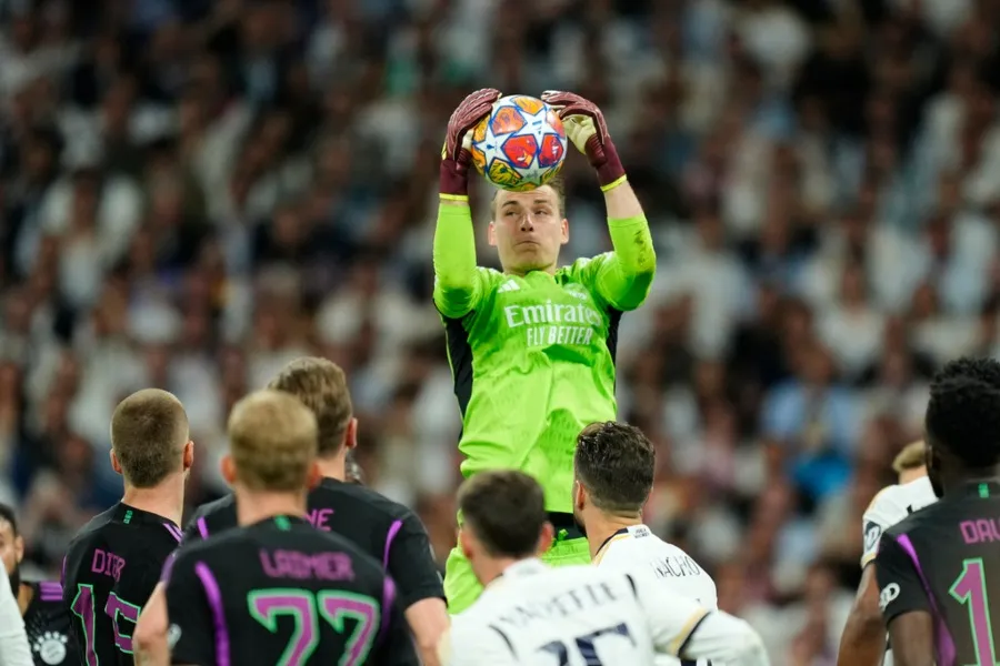 Lunin fue el portero titular toda la temporada