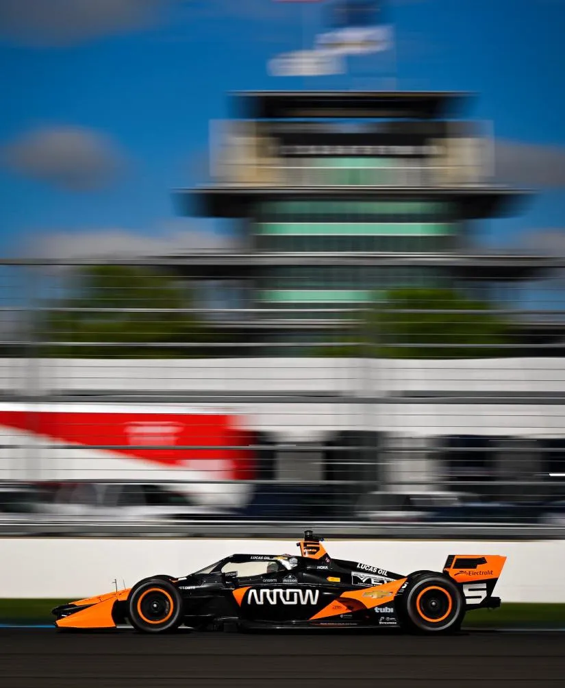 X: @ArrowMcLaren O'Ward durante la ronda de clasificación