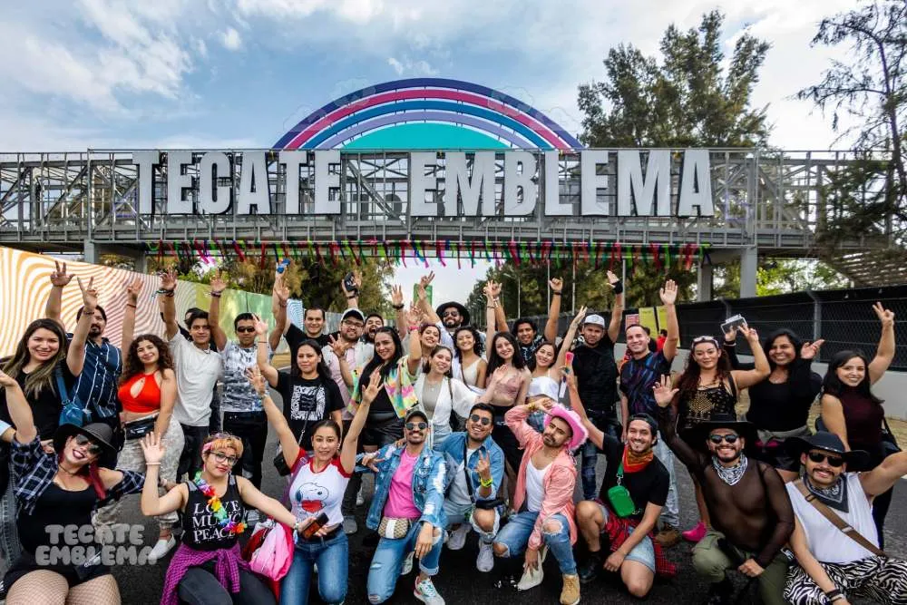 FB: @TecateEmblema El público es el que al final pone el mejor ambiente.
