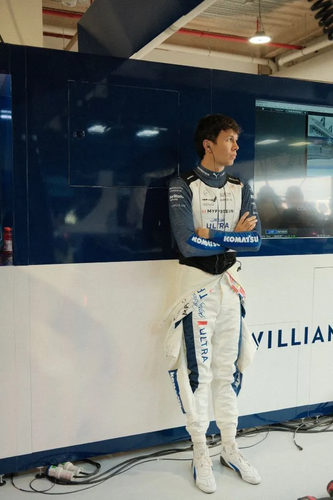 Albon durante el Gran Premio de Miami