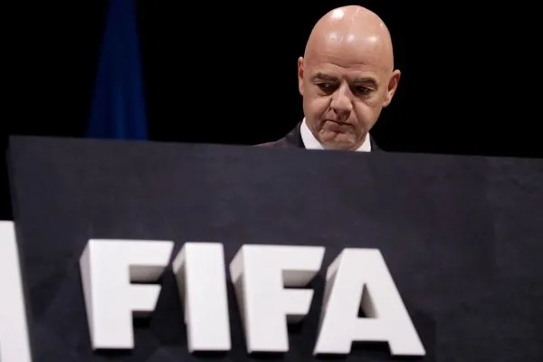 Gianni Infantino durante el congreso de FIFA