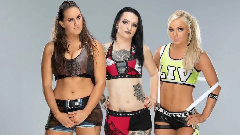 Liv Morgan fue parte de The Riott Squad, junto a Ruby Riott y Sarah Logan.