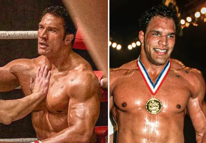 X La roca impresionó por su caracterización idéntica al luchador