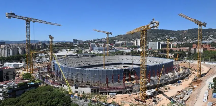 Nuevo Spotify Camp Nou en construcción