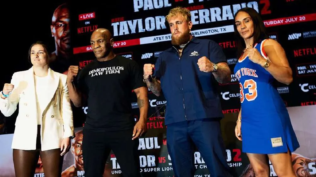 Mike Tyson y Jake Paul