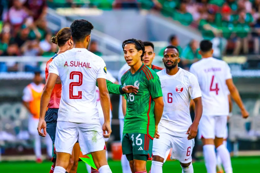 Diego Lainez con la Selección Mexicana