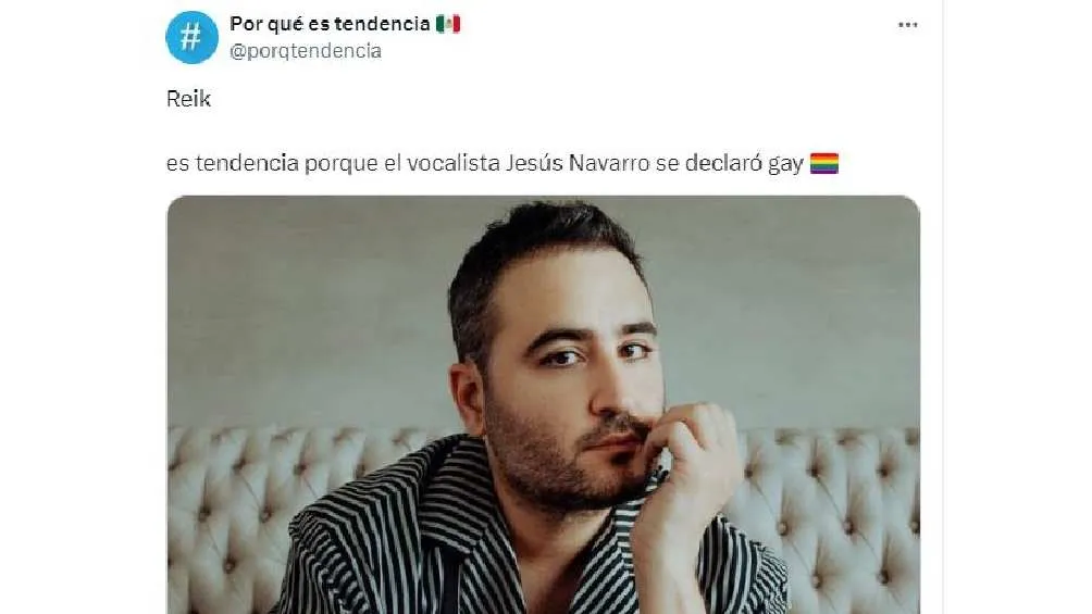 El tema sobre la supuesta salida del clóset del cantante se volvió viral en redes.
