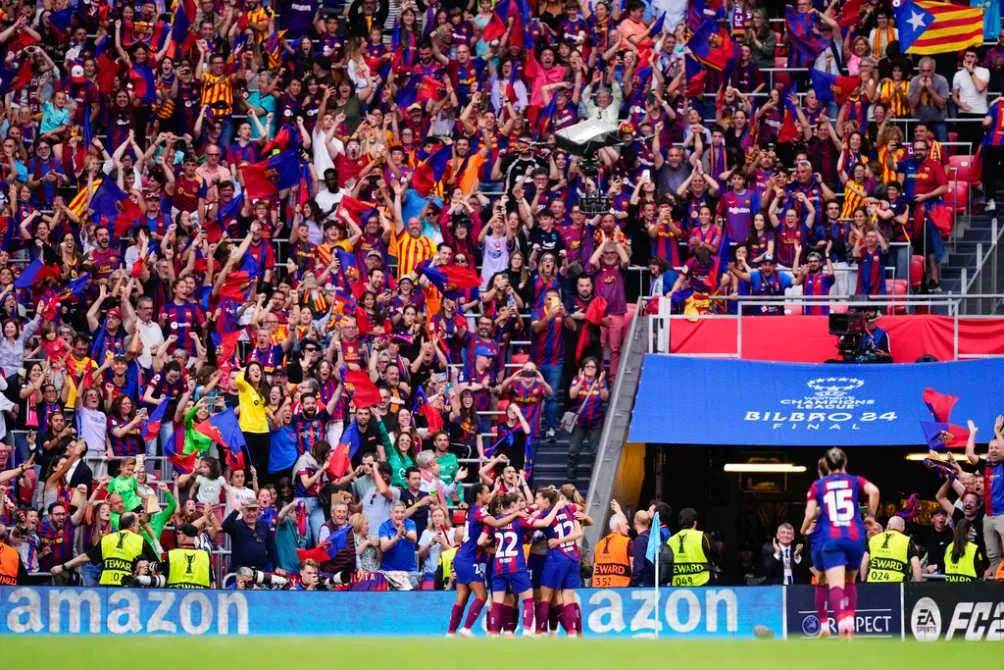 San Mamés se vistió de blaugrana en esta Final