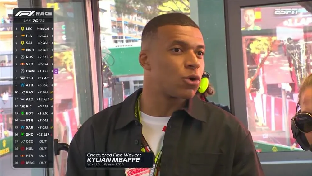 El delantero francés fue uno de los invitados especiales