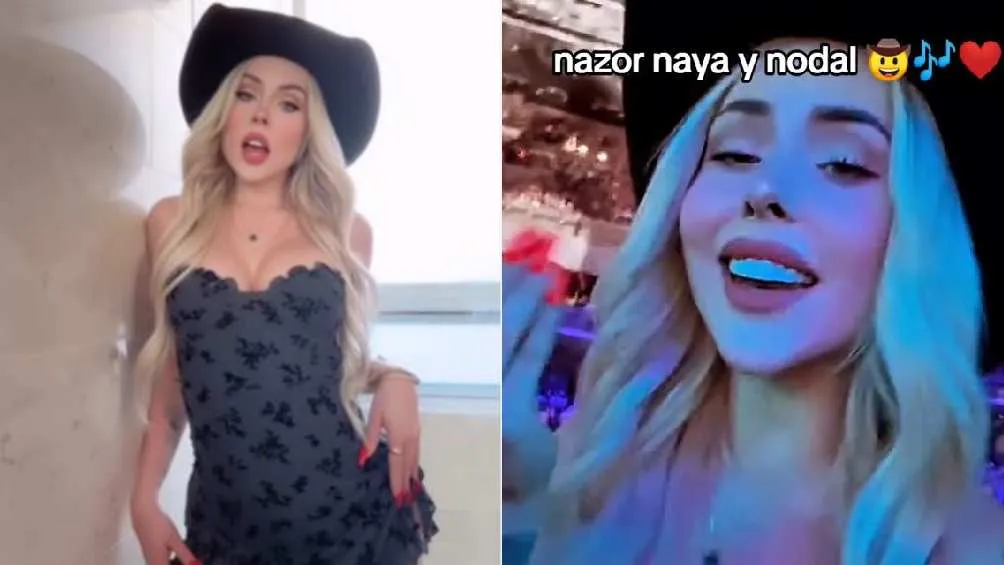 Maya Nazor es la influencer a la que relacionan como nueva novia de Nodal.
