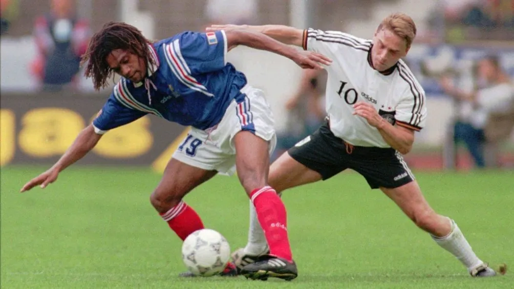 Christian Karembeu durante el Mundial del 98'
