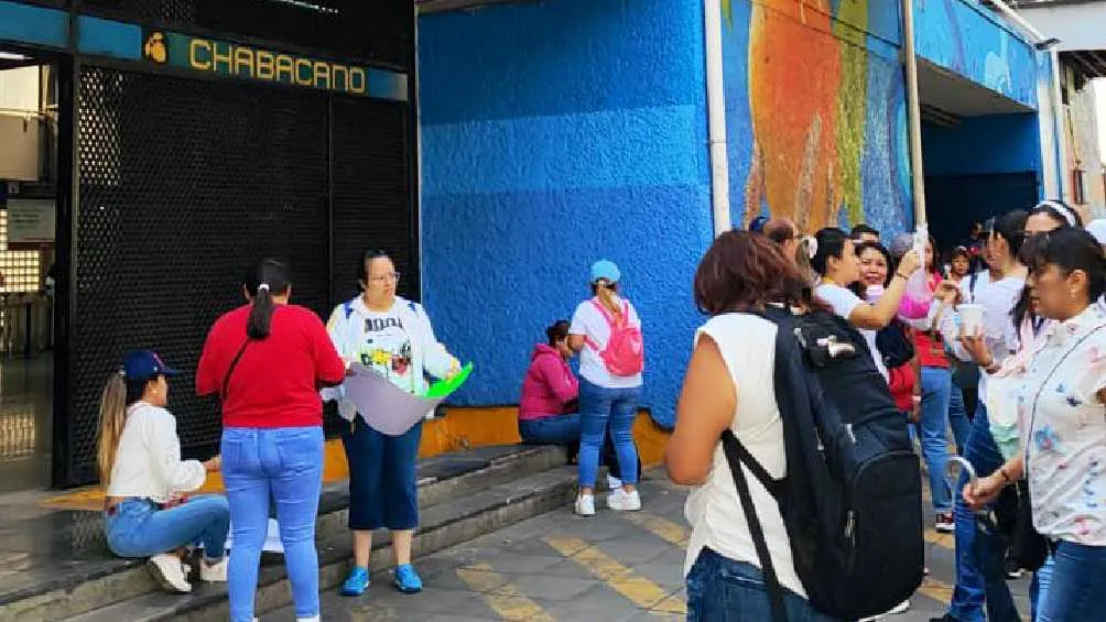 Las concentraciones comenzaron desde varios puntos.