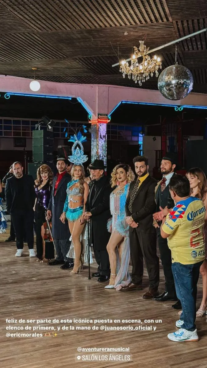 Ya se presentó a todo el elenco de 'Aventurera' en el Salón Los Ángeles.