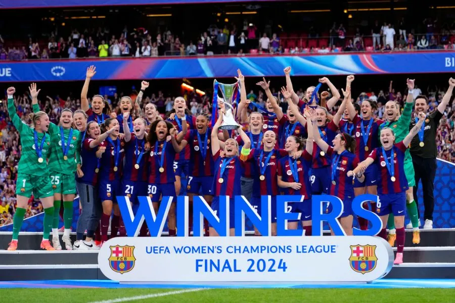 AP Barcelona Femenil, actuales campeonas de Champions