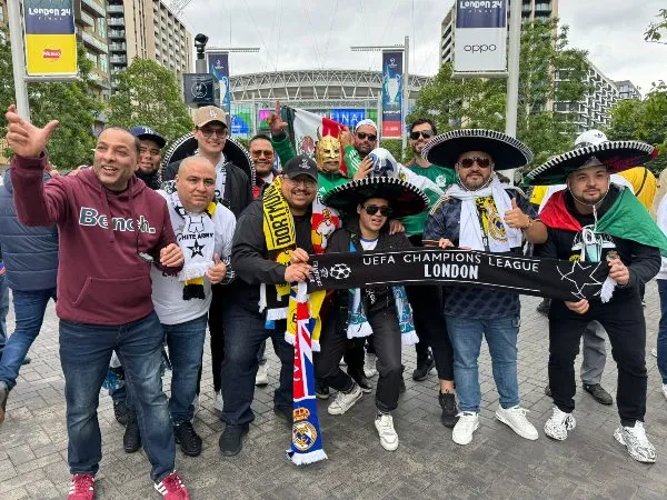 Carlos Ponce de León Mexicanos en Wembley para la Final de Champions