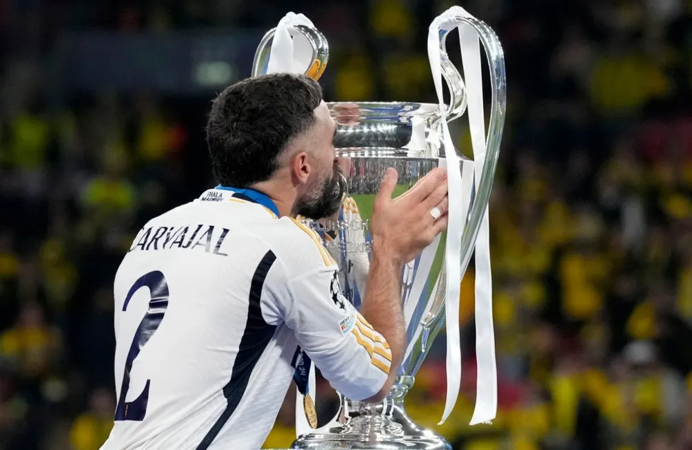 Carvajal tiene seis Champions League