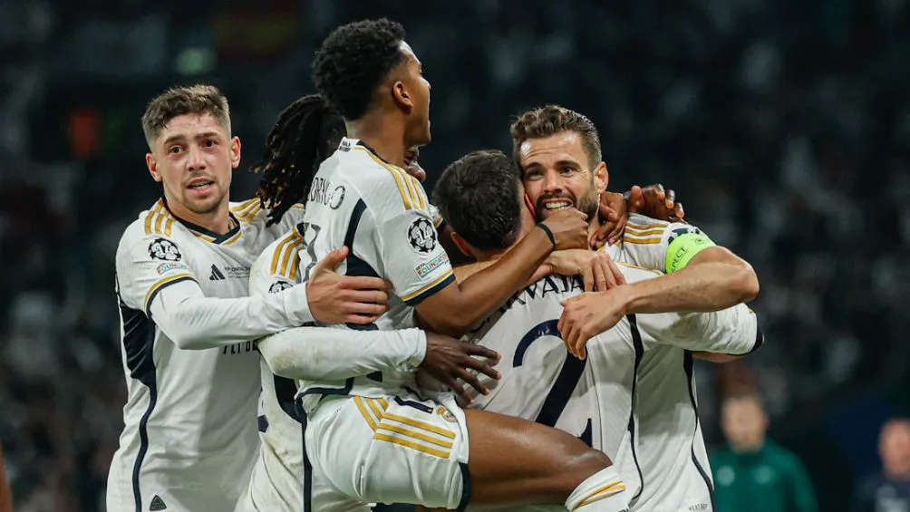 El Madrid celebrando la 15